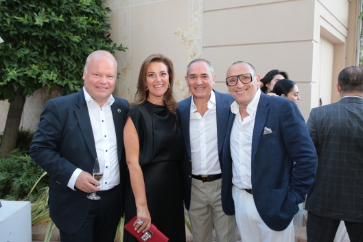 Andreas Herbertz_Dorit und Marc_Assaraf_Mark Ferrero_Sheba Medical Event Monaco 2019 IMG_2282
